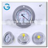High Quality All Stainless Steel Back Connection Vacuum Capsule Pressure Gauge With Flange
