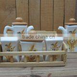 Decorative Salt and Pepper Ceramic Shaker and Spice Jars thumbnail-1