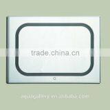 Unframed LED Bathroom Silver Mirror thumbnail-1