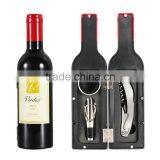 Wine Bottle Shaped Wine Set / 5 Piece Wine Bottle Accessory Gift Set thumbnail-4