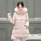 Women Fashion Turkey Fur Winter Jacket Coat Model thumbnail-4