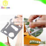 Stainless Steel 11 in 1 Pocket Survival Knife Credit Card thumbnail-5