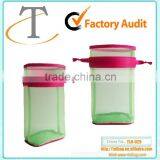 Nylon Mesh Cosmetic Drawstring Bag