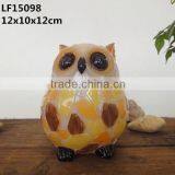 Solar transparent owl light ornaments