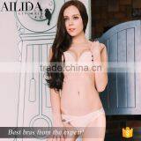 Different Colors OEM Women's Underwired Lace Underwear Lady Bra thumbnail-4