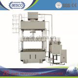 nonmetal soft rigid material four columns die cut hydraulic press