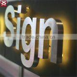 High Brightness Stainless Steel Back Lit Sign