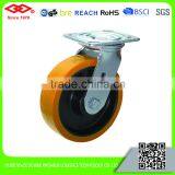 100mm-200mm Heavy Duty Polyurethane Casters With Nylon Center thumbnail-2