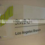 Clear Acrylic\plastic Office Signboard