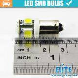 T10 W5W Ba9s 5SMD 5050 LED Light Reading Lamp Wedge LED Lamp thumbnail-1