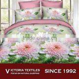 4pcs Bedding Comforter Sheets Set 3d Microfiber Bed Linen Set Floral Print thumbnail-1