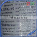 Strass for Shoes Hearts Rhinestone Mesh Raccoon Fur Strip Wedding Dress Lace Pink Color