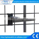 12" Black Gridwall Shelf Bracket Requires No Mounting Hardware