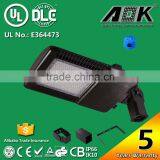 1000W Replacement FCC UL CUL DLC IP66 IK10 Photocell Shoebox Garage 265W LED Parking Lot Lighting thumbnail-1