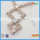 Black Diamond Acrylic Lady Flat Shoe Chain