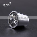 Nice Special Type Zinc 21mm Crystal Clear Glass Knob