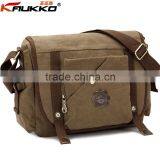 Concise Messenger Bag Laptop Messenger Bag Men Canvas Sling Bag Crossbody Satchel Bag thumbnail-2