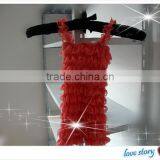 Lace Hem Hot Pink Black Rompers Jumpsuits Wholesale Baby Lace Romper Solid Ruffle Petti Romper Posh Girls Lace Romper for Kids thumbnail-2