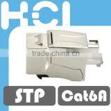 RJ45 STP Female Connector Cat 6A Keystone Jack Module thumbnail-3