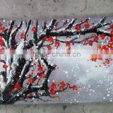 Chinese Painting Abstract Textured Canvas Wall Art thumbnail-4