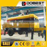 Electric Concrete Pump With Drum Mixer thumbnail-2