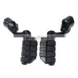 Black 360 Degree Adjustable Highway Foot Pegs Footpeg Footrests For 32mm thumbnail-5