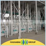 Maosheng brand easy operation flour mill-structural steel mezzanine configuration