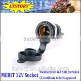 Merit 12V Power Socket Black Color thumbnail-2