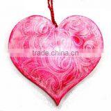 Christmas Decoration Gift Item Low Price High Quality Metal Hanging Heart thumbnail-1