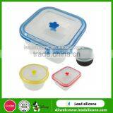Hight Quality Eco-friendly Silicone Foldable Bowl Silicone Lunch Boxes thumbnail-1