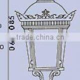 Express Tapered Cast Iron Street Lamp Post, Outdoor Lighting Pole thumbnail-4