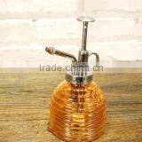 250ml Clear Glass Oil Spray Bottle With Pump Metal Spout thumbnail-2