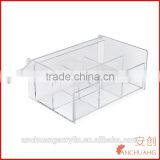 Acrylic Tea Bag Holder 6 Compact Tea Bag Organizer thumbnail-2