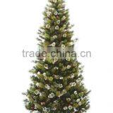 Artificial Christmas Tree With Snow and Pinecone thumbnail-1