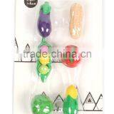 Vegetable Shaped Eraser Set thumbnail-1