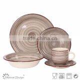 Cheap Handpainting 16pcs Ceramic Dinnerware Set thumbnail-2