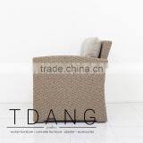 Belvedere Left Hand Bench - Vietnam Wicker Furniture - Outdor Conversation Furniture thumbnail-4