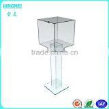 2016 Cheaper Floor Standing Acrylic Jewelry Display Box With Lock thumbnail-3