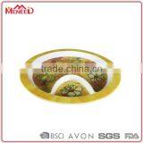 Custom Printing Wholesale Round High Quality Plastic Tray/snack Serving Tray for Beer Bar Pub KTV thumbnail-2