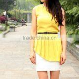 Wholesale Flower Pattern Enamel Buckle Women Lady PU Waist Belt thumbnail-3