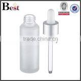 20ml 30ml Empty Perfume Glass Dropper Bottle White Essential Oil Cosmetic Glass Dropper Bottle White Wholesale Free Sample thumbnail-2