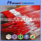 6ft Fiberglass Driveway Markers With Cap and Reflector- 5/16" Fast Delivery thumbnail-3