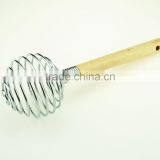 37045 Stainless Steel Spring Coil Whisk With Wooden Handle thumbnail-6