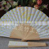 Customized Wood Fabric Fan thumbnail-3