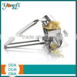 No Rust Hand-Crank Rotary Shredder 18/8 Stainless Steel Rotary Cheese Gater thumbnail-1