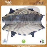 PP Laminated Jute Tote Bag With Padded Rope Handle & With One Color Two Side Zebra Texture Print thumbnail-4