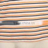 Mens Private Label White Stripe Cotton Solid t Shirt thumbnail-6