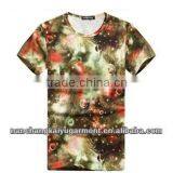 European Style Fashion Men Short Sleeve Round Neck 3D Printing T-shirt thumbnail-1