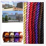 dope dyed trilobal bright fdy polyester yarn from Huilong