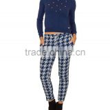 Blue girls pencil trousers